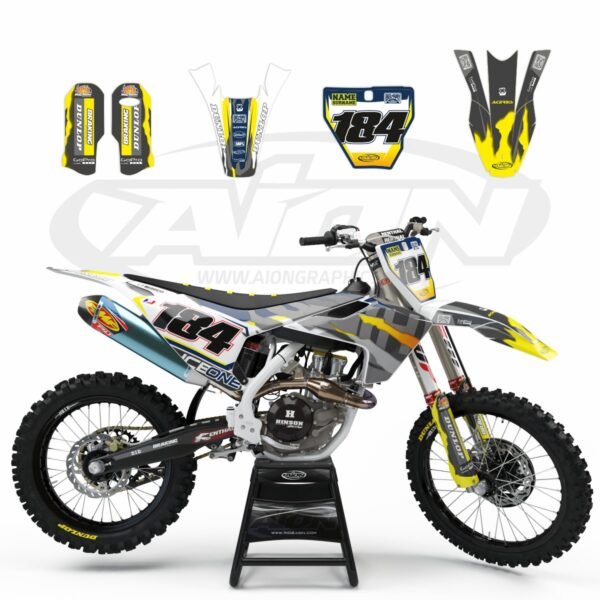 Husqvarna Graphics Kit for a 2016 2018 TC FC TX FX dirt bike models
