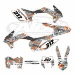 KTM EXC EXCF XCW XCFW 14_12_AION Motocross Graphics Aufkleber